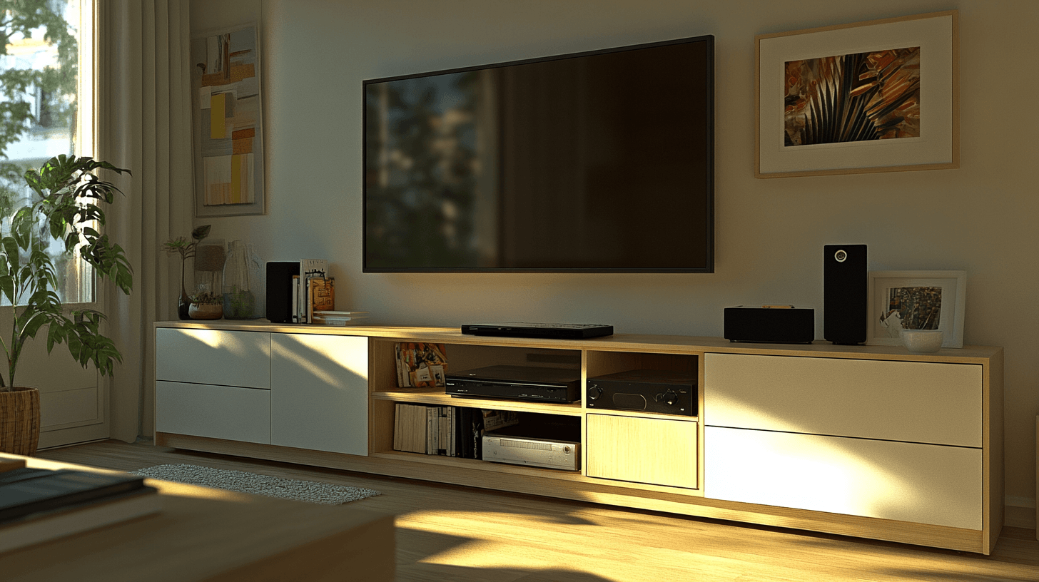 Muebles de TV multifuncionales: maravillas de espacio para tu sala de estar