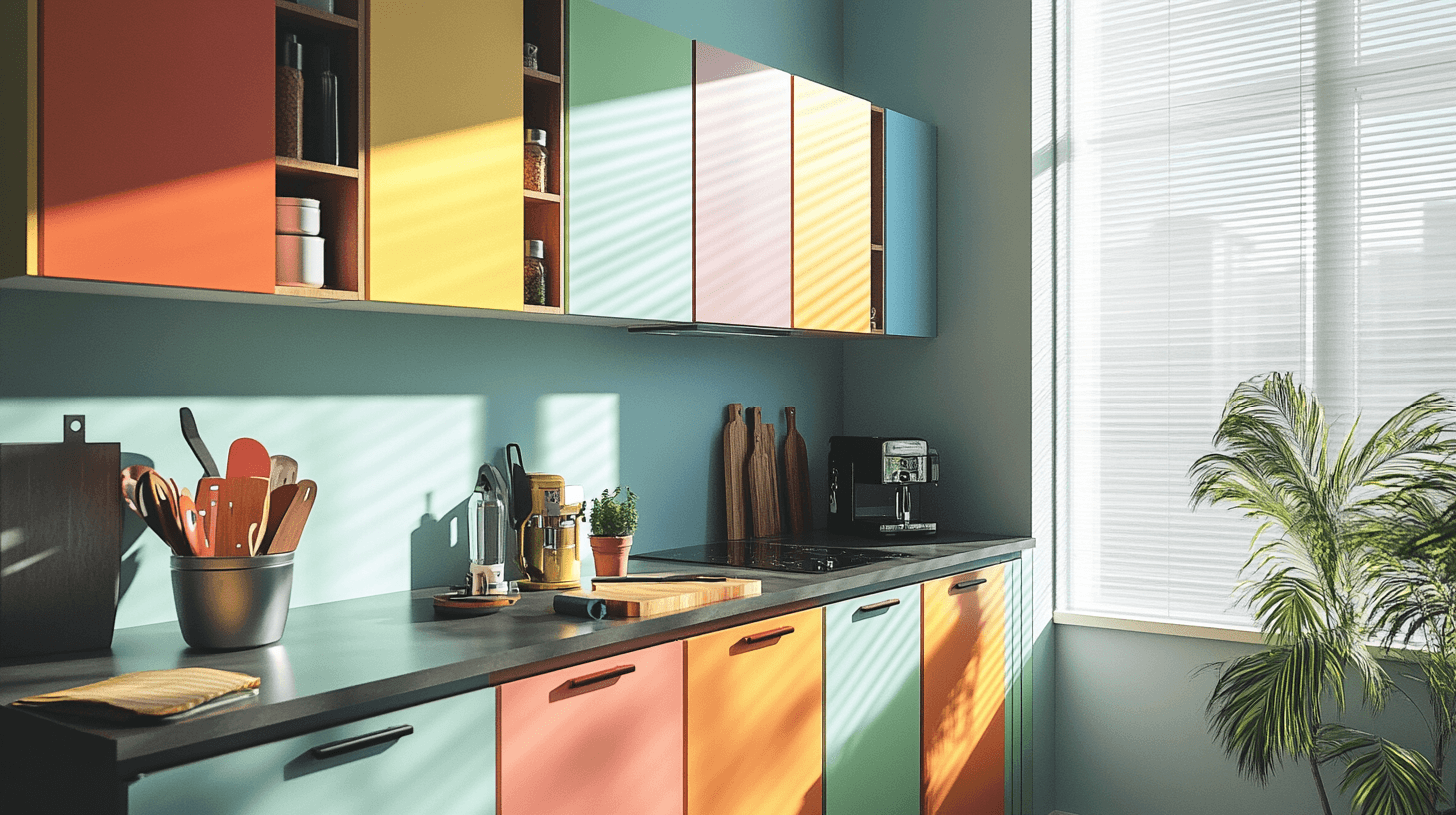 Frentes de cocina de colores: Más personalidad a través del color en la cocina