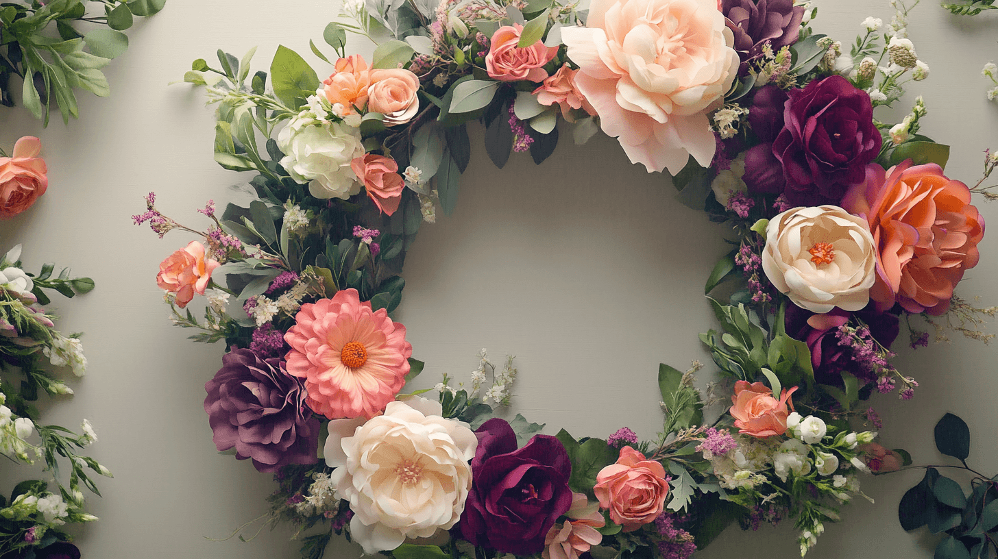 Consejos de bricolaje para tu corona de flores perfecta
