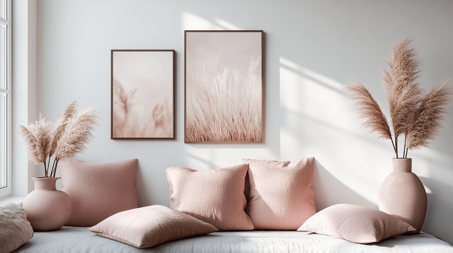 Decoración en rosa suave: detalles delicados para un ambiente armonioso