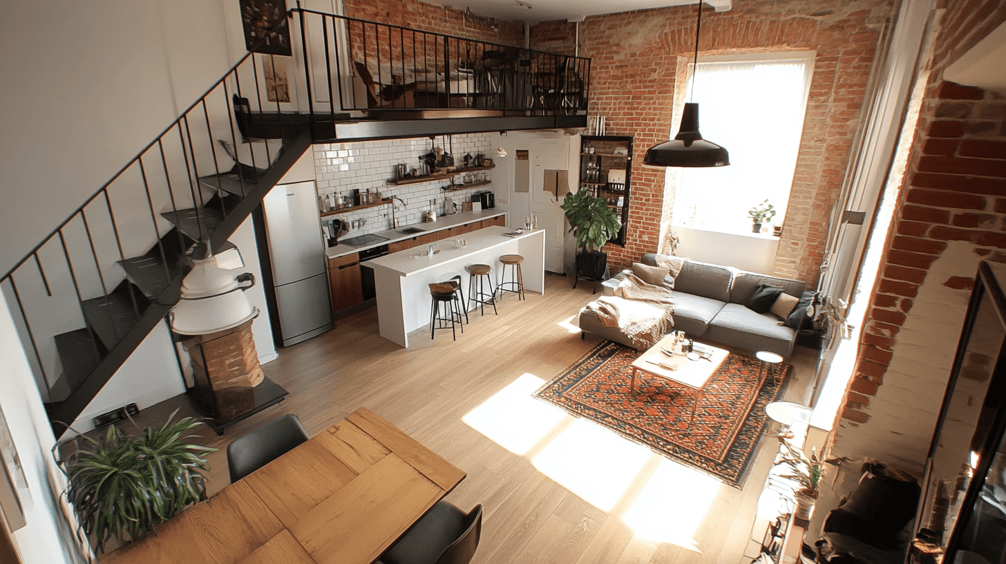 Decoración en apartamentos tipo loft: Añadir acentos sin sobrecargar