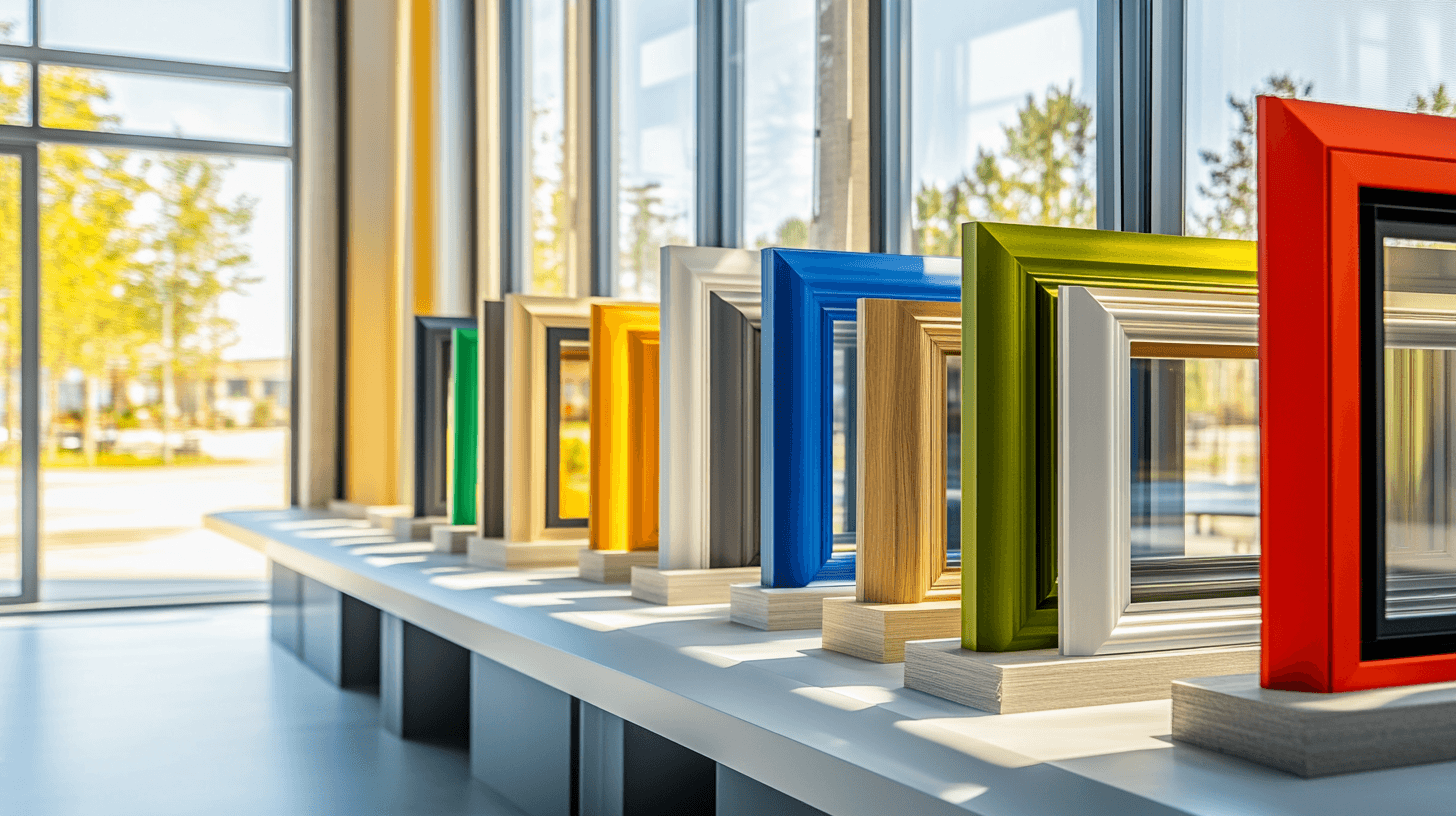 Materiales y su efecto en los marcos de ventanas de colores