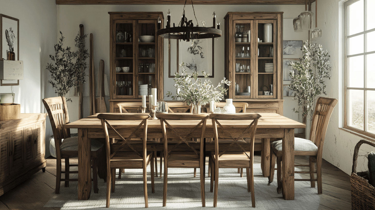 Muebles de estilo rústico: El encanto de la madera y los materiales naturales