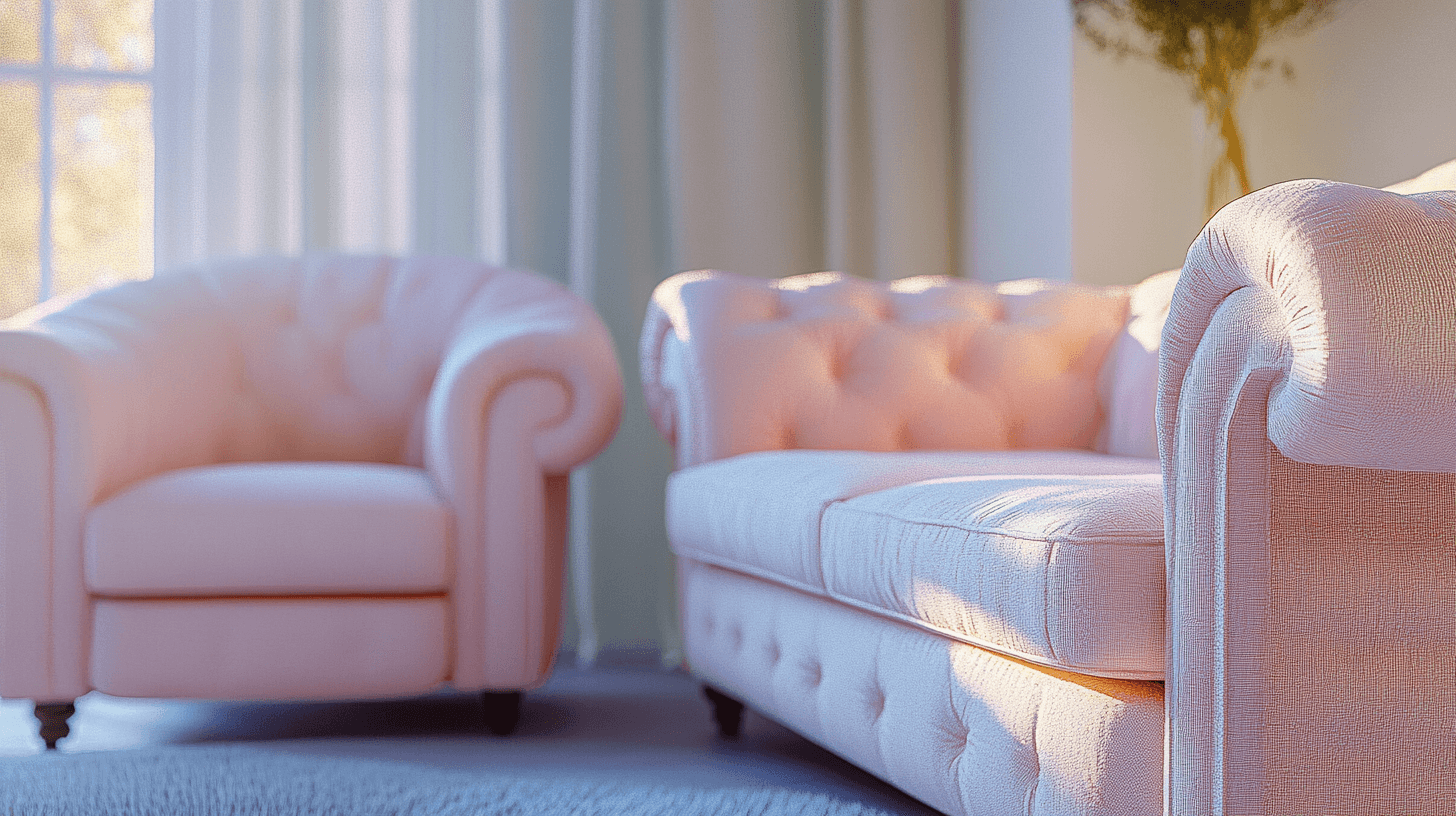 Muebles en Soft Pink: Añadir acentos con estilo