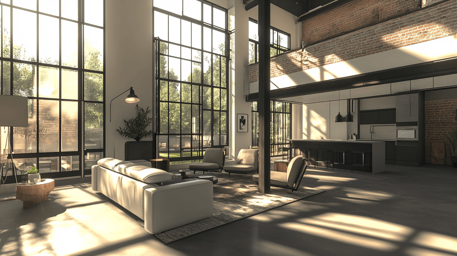 Diseñar una sala de estar tipo loft: Abierta y moderna