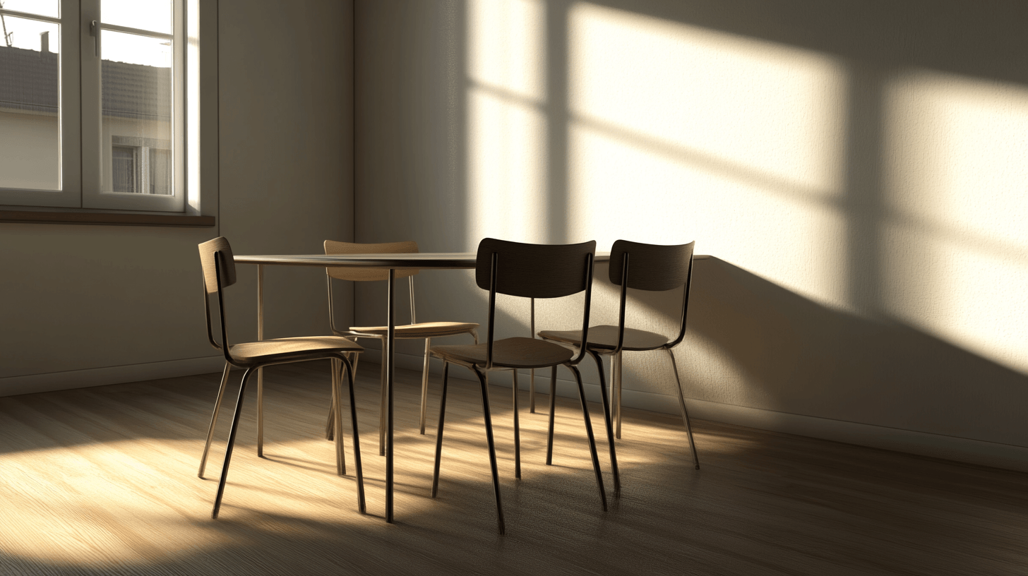 Muebles minimalistas para el comedor