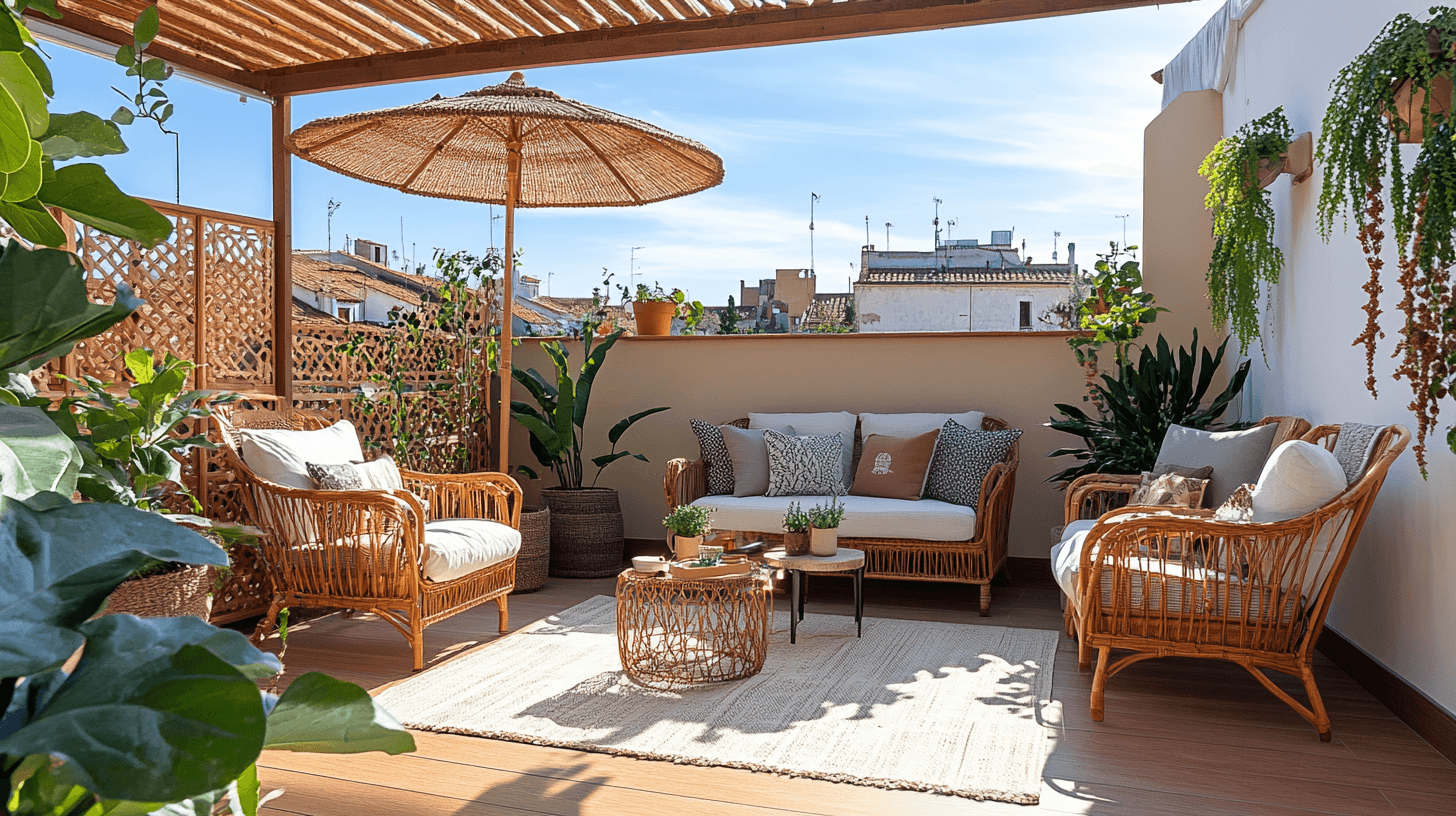 Muebles de ratán para exteriores: durabilidad y estilo unidos