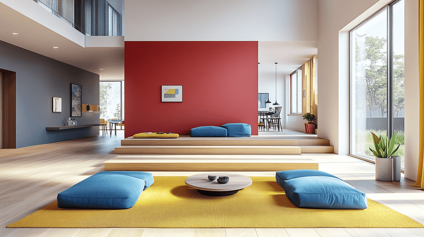 Añadir acentos de color: Ideas creativas para el diseño de interiores