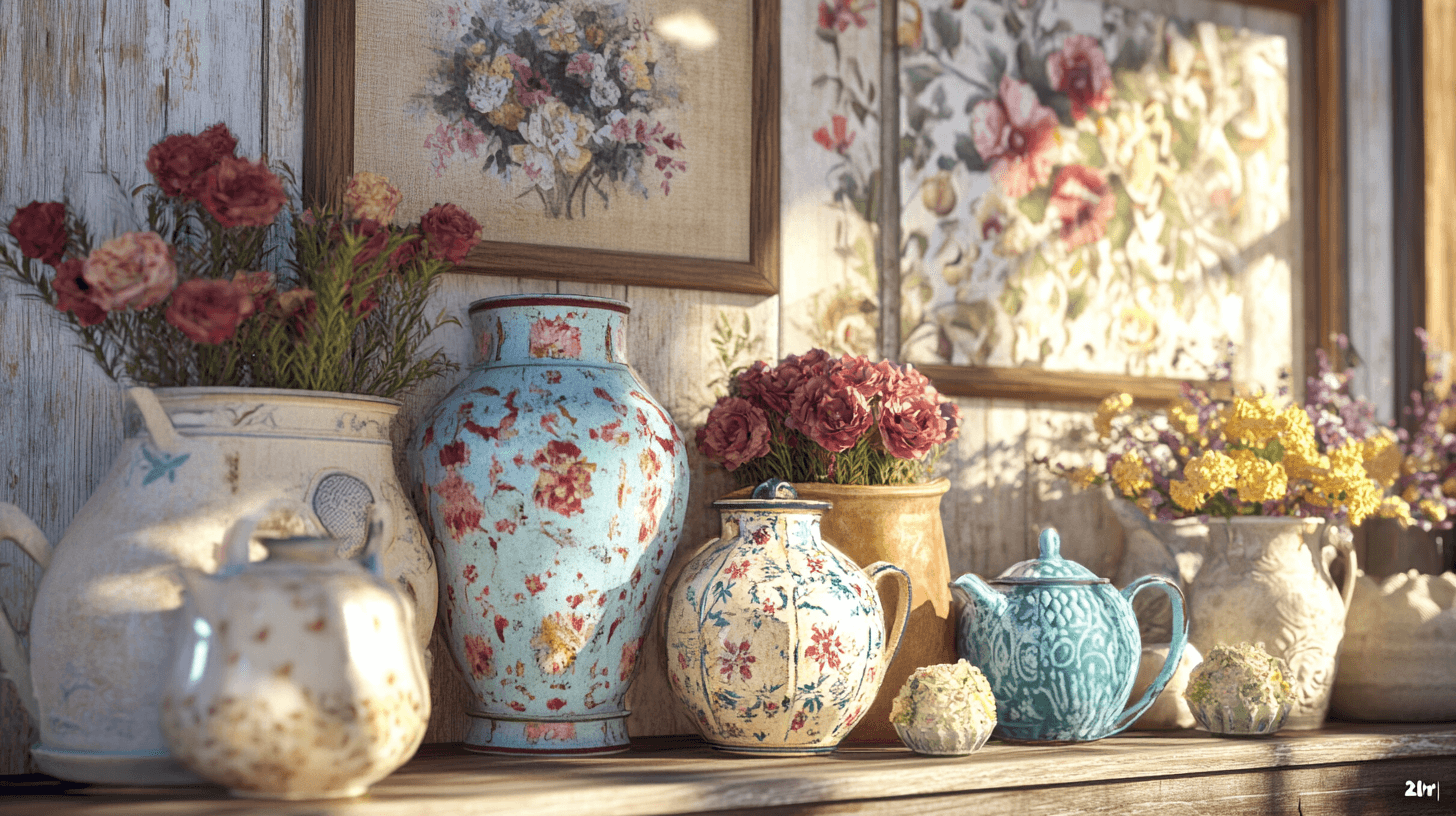 Elementos decorativos para el estilo de casa de campo francés