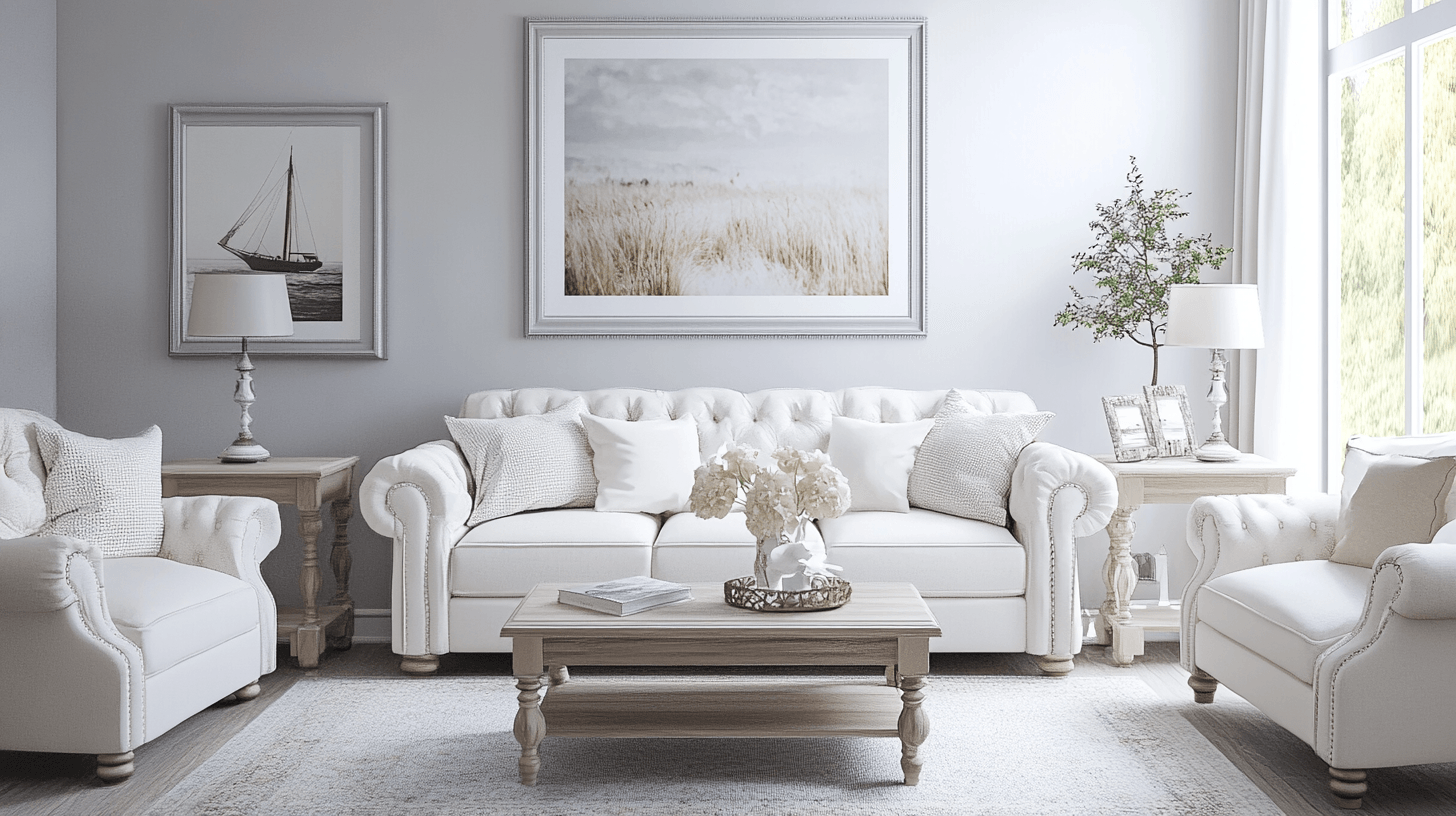 Muebles y decoraciones que combinan con el blanco