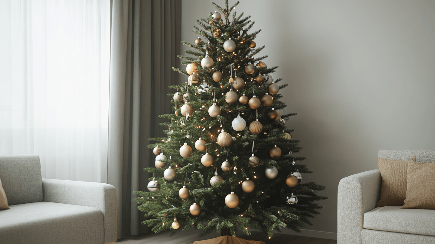 Decoraciones modernas para el árbol de Navidad