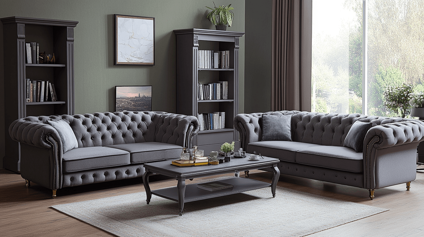Muebles en tonos grises: variedad y elegancia