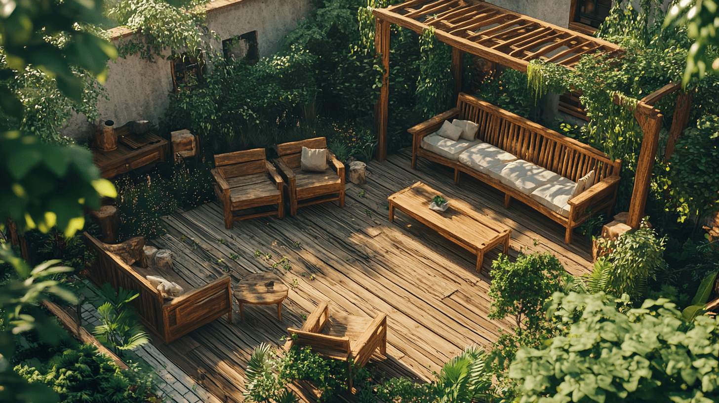 Madera en el jardín: versatilidad y calidez