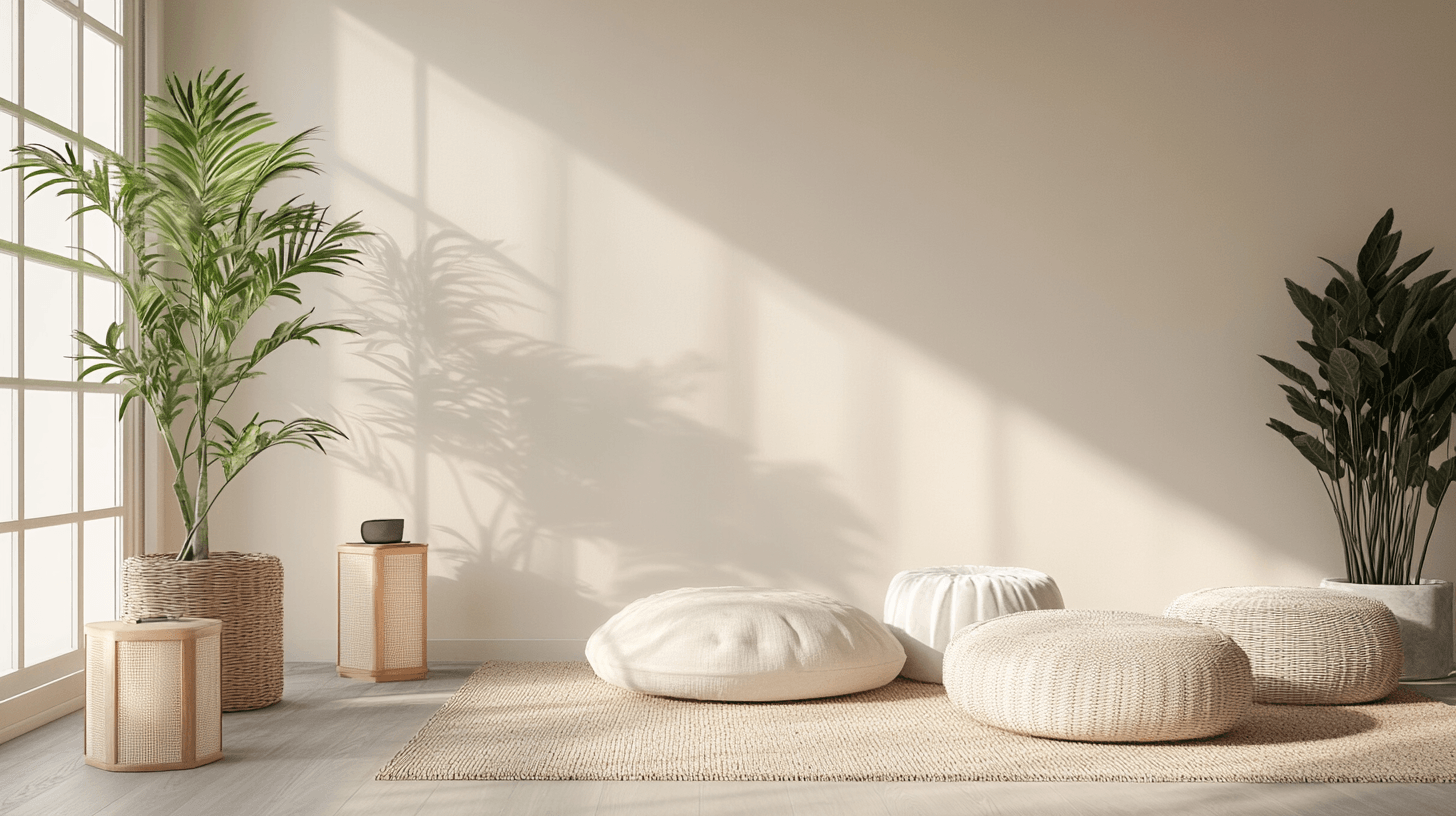 Elementos decorativos para una atmósfera tranquila