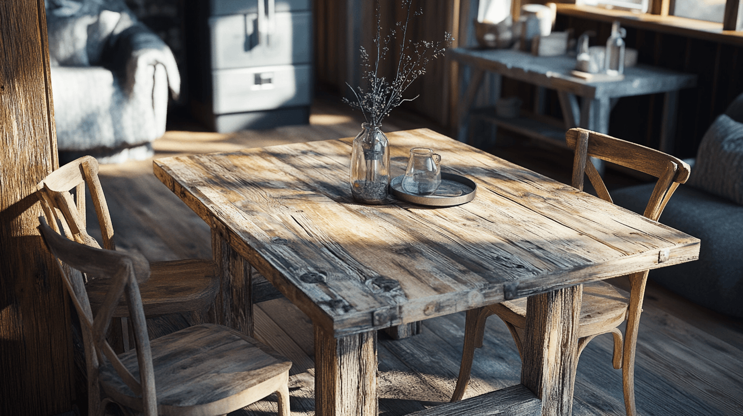 Muebles rústicos para el estilo Cabin Chic