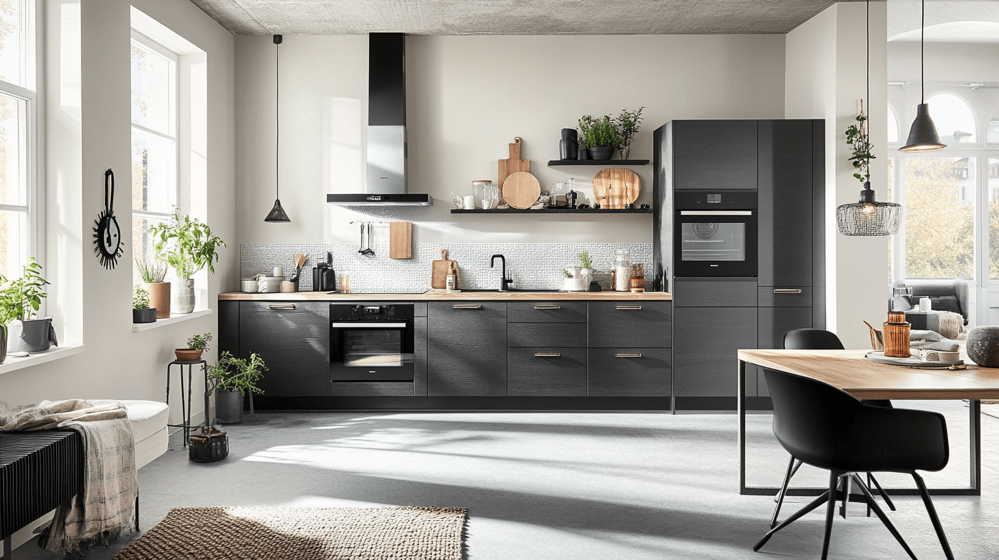 Muebles y decoración para la cocina abierta