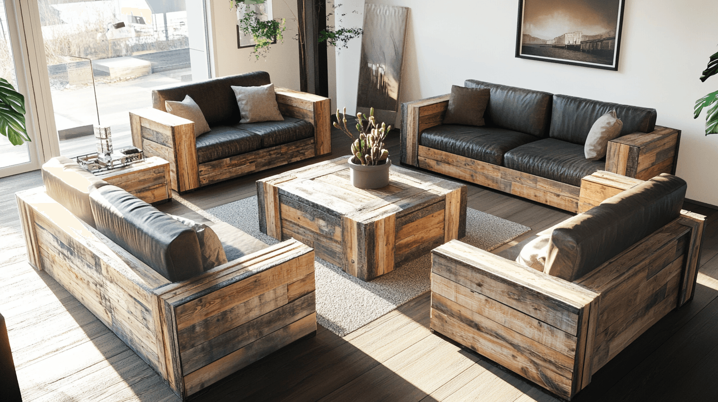 Madera reciclada como material para muebles: sostenibilidad y estilo