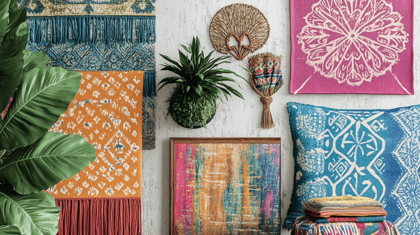 Decoración y accesorios en estilo Colorful Boho