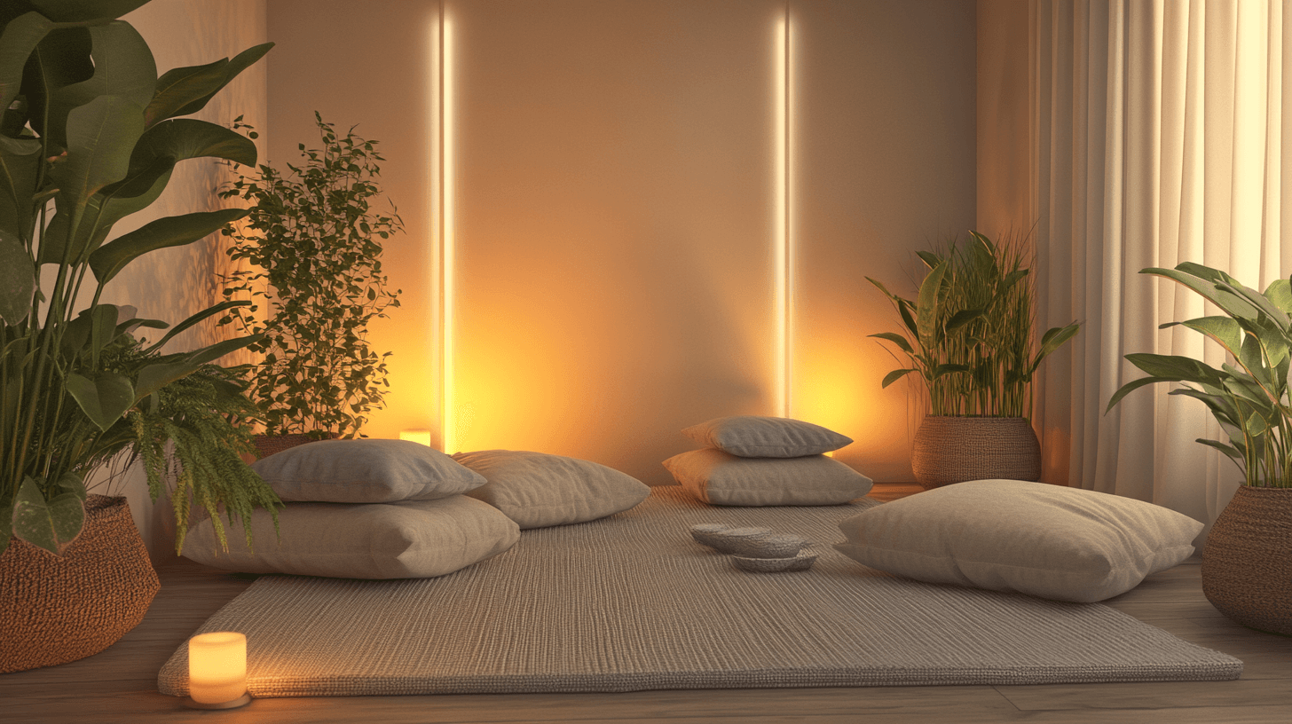 Configurar una sala de meditación: encontrar calma y relajación