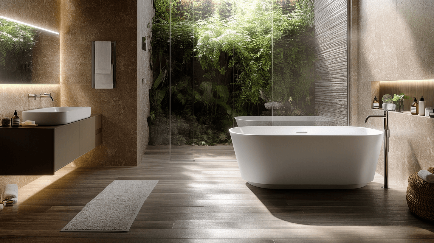 Baño relajante: sensación de bienestar en casa