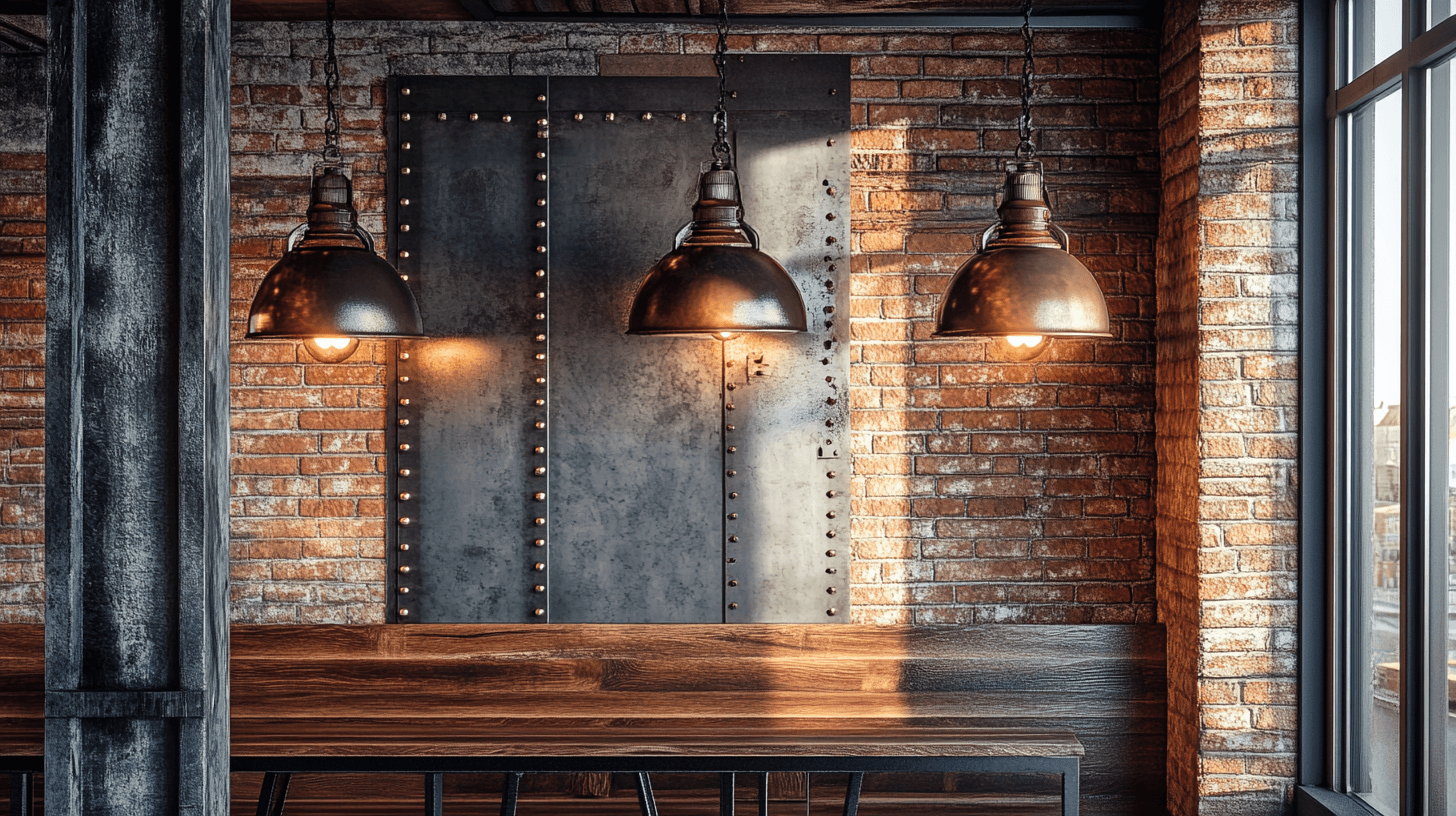 Elementos decorativos para el estilo Urban Industrial