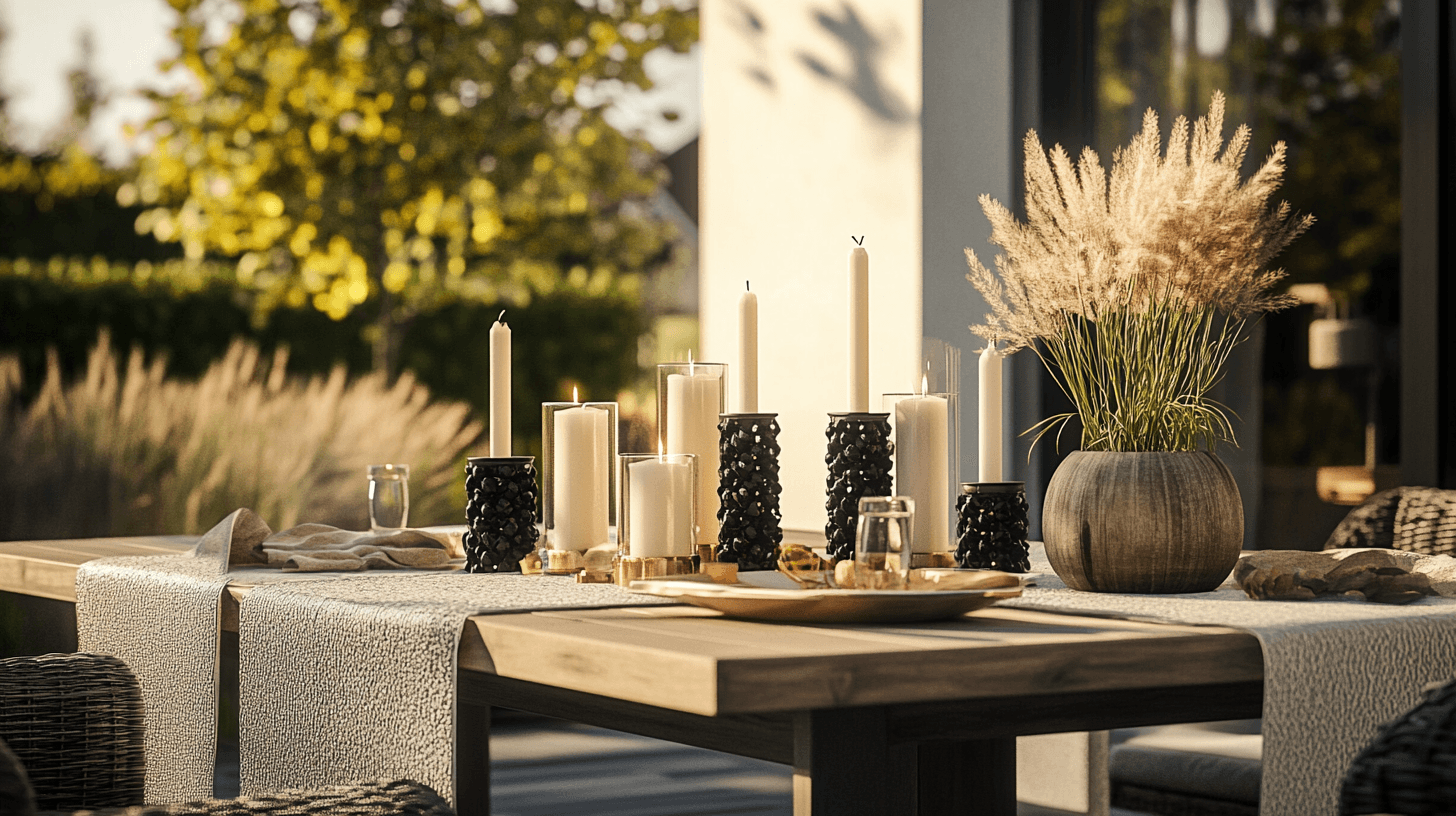 Consejos prácticos para la decoración perfecta de la mesa al aire libre