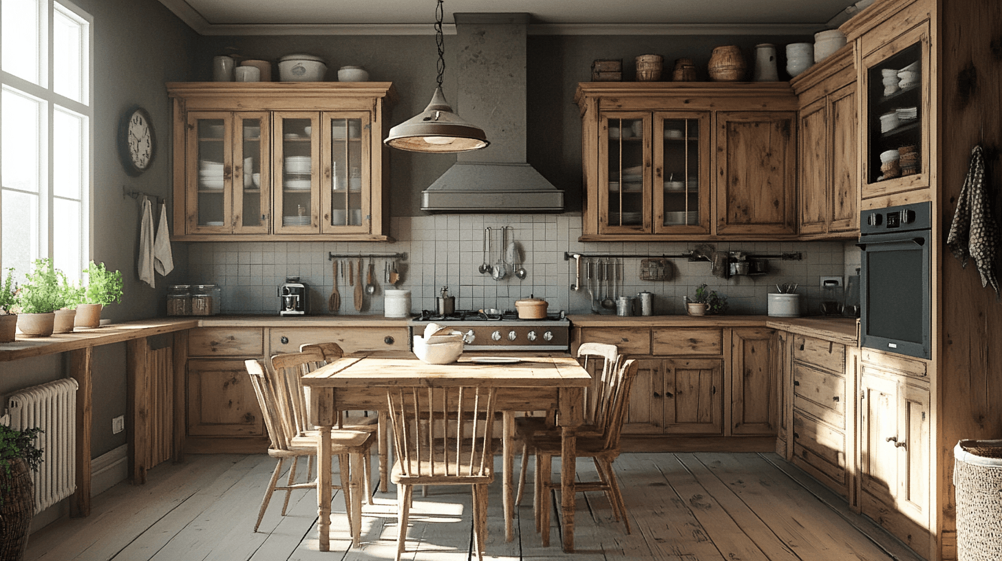 Muebles de estilo rústico: Elegancia rústica para tu cocina