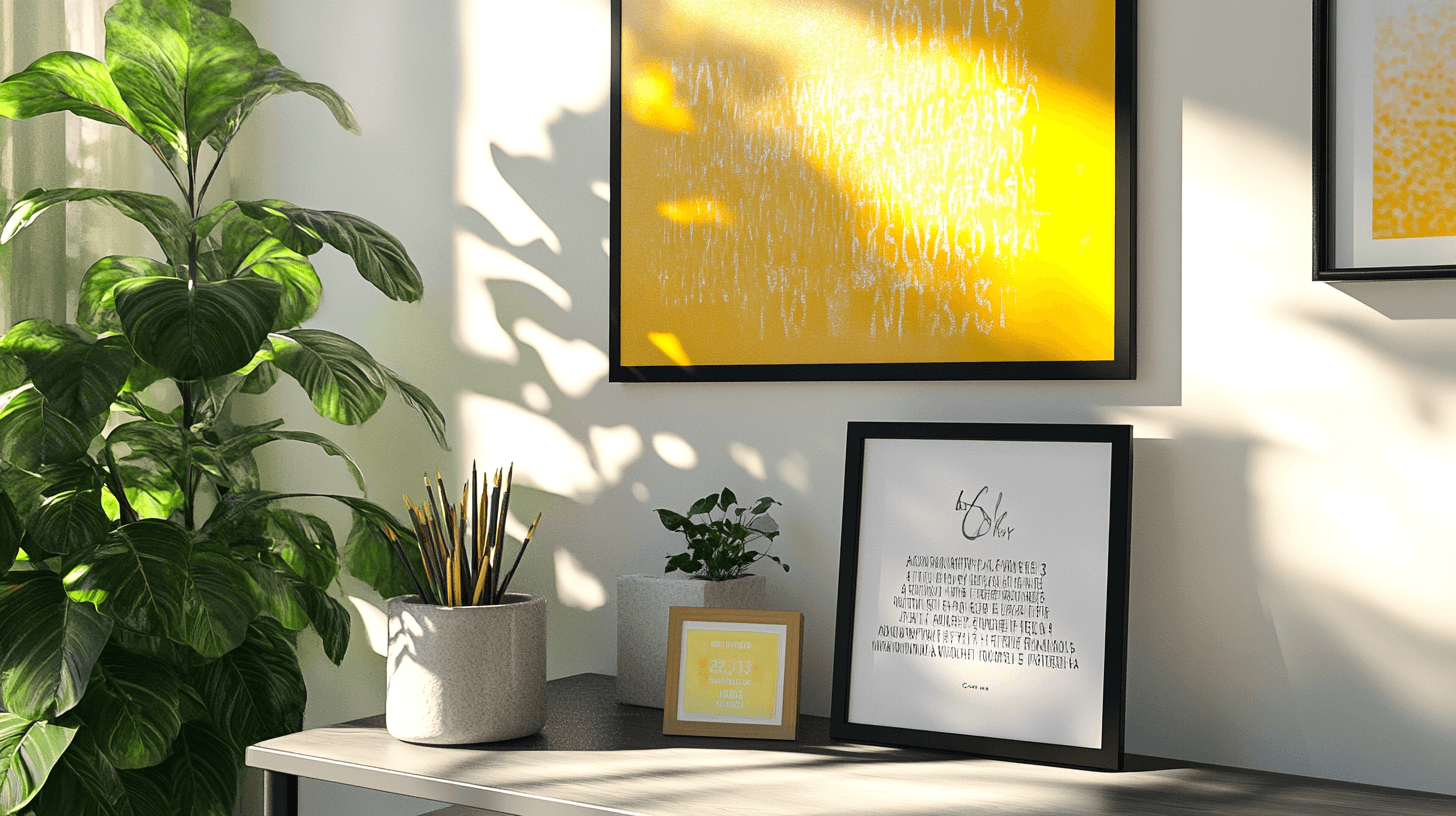 Decoración para un ambiente inspirador