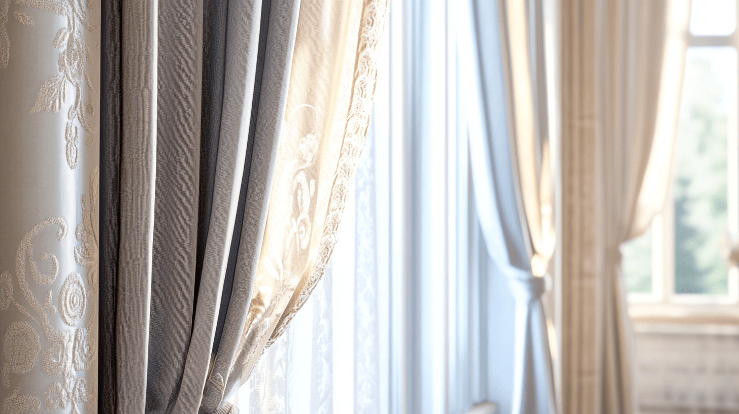 Combinación de cortinas con otros elementos decorativos