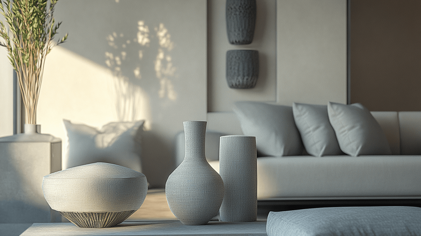 Decoración en gris claro: establecer acentos sutiles