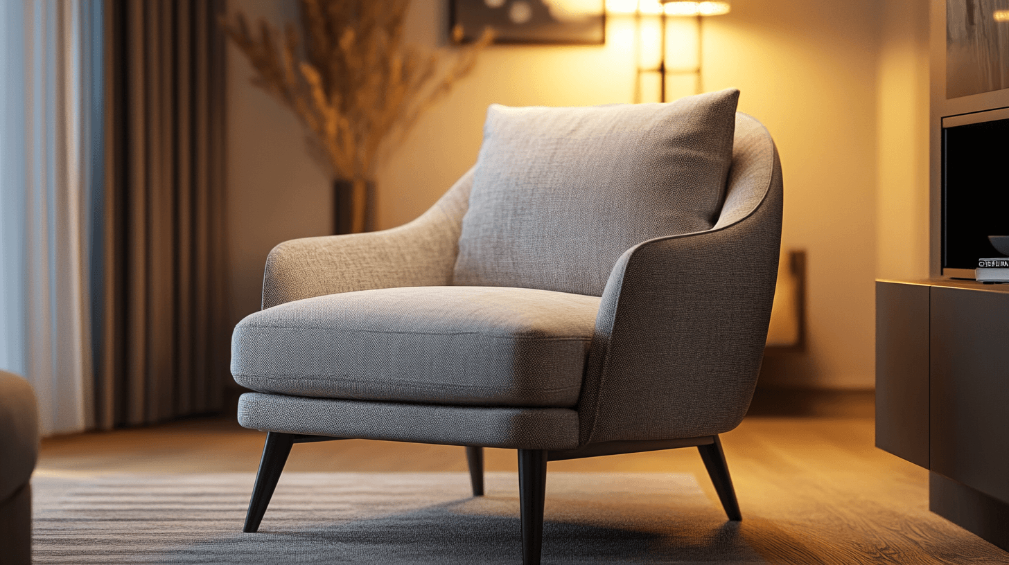 Descansar con estilo: Sillones tapizados para tu sala de estar