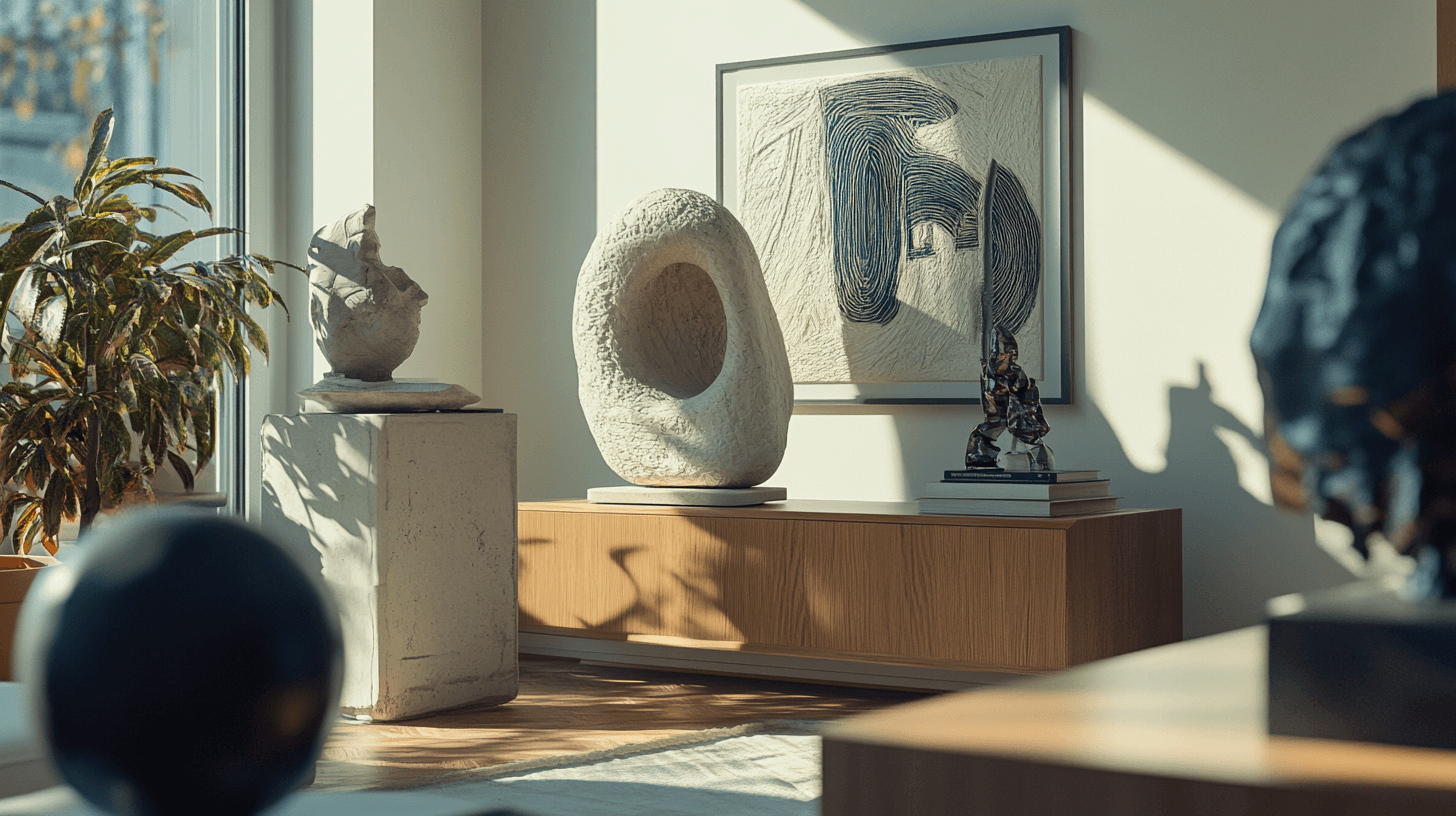 Colocación y cuidado de esculturas y objetos de arte