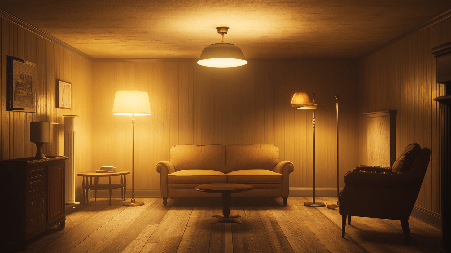 Iluminación en el sótano: Luz para un ambiente acogedor