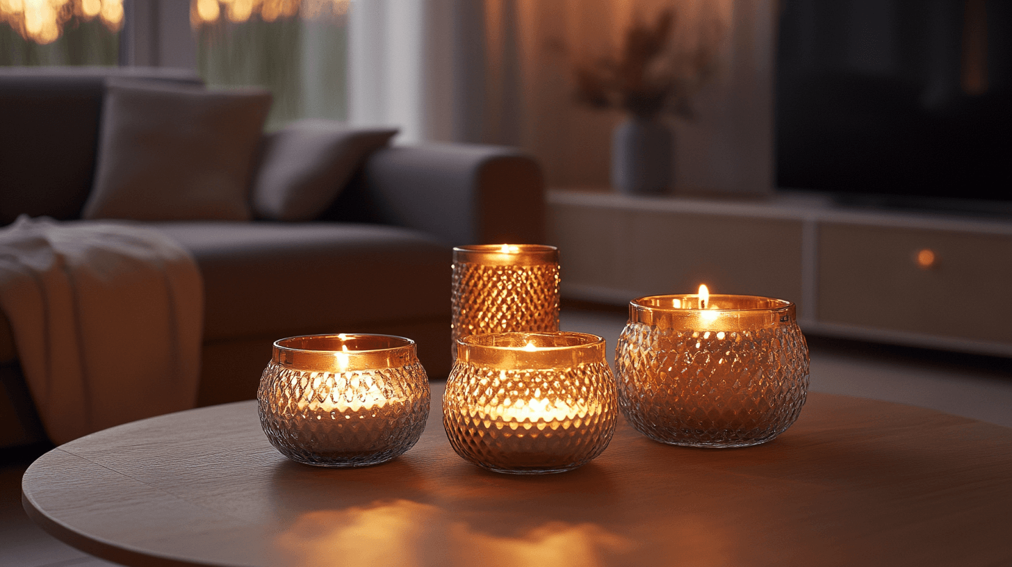 Candelabros decorativos: combinar comodidad y estilo