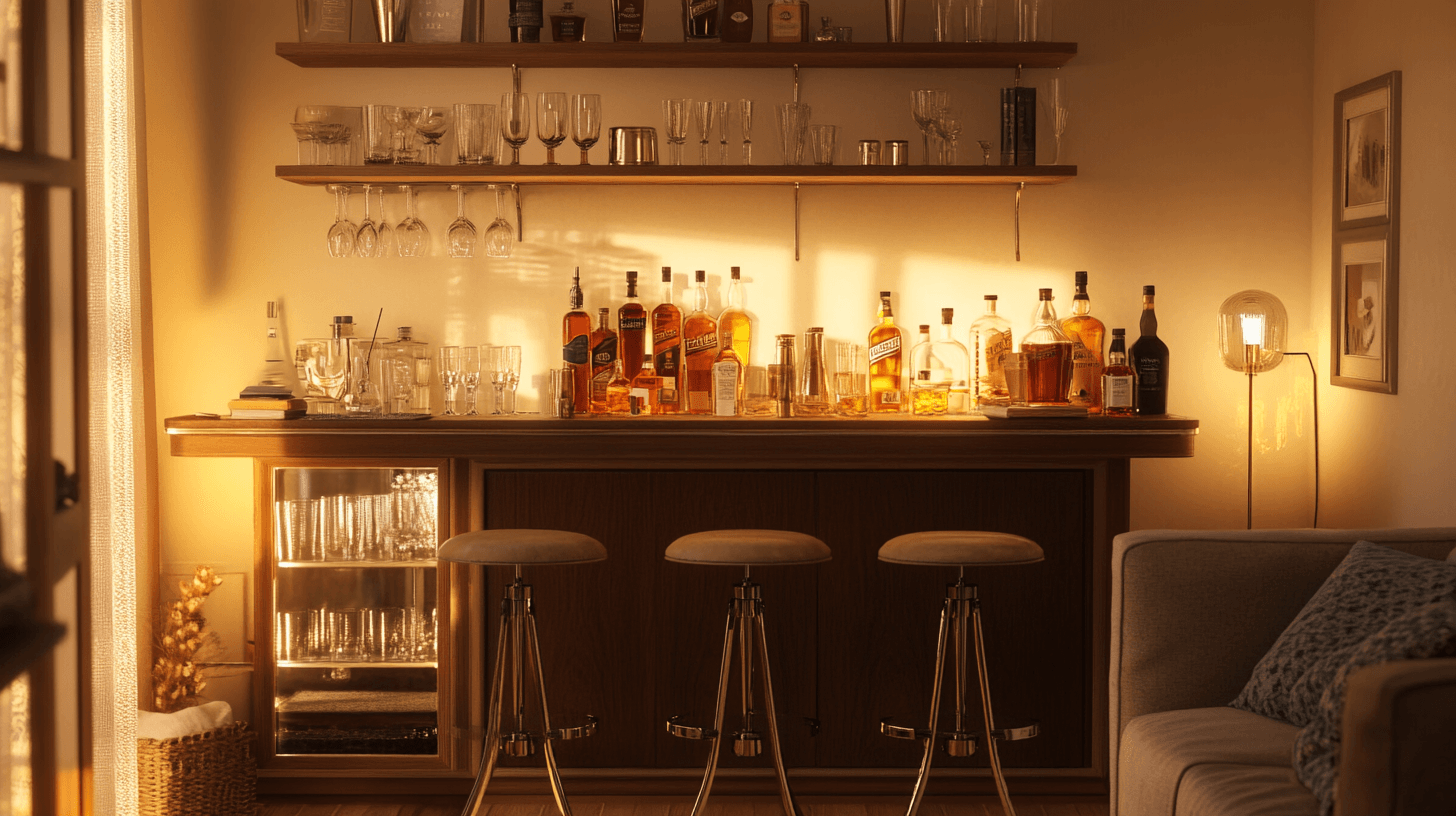 Configurar un bar en casa: El lugar perfecto para noches sociales