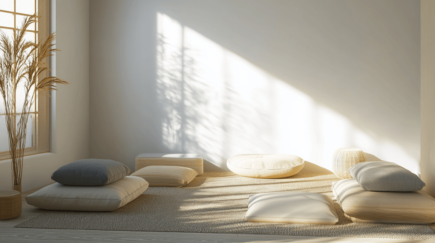 Muebles para espacios de meditación