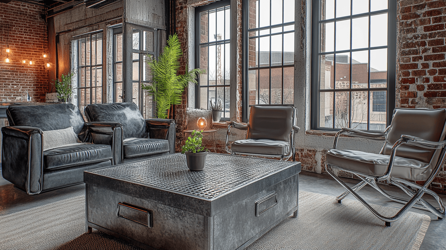 Muebles de metal: Robustos y elegantes