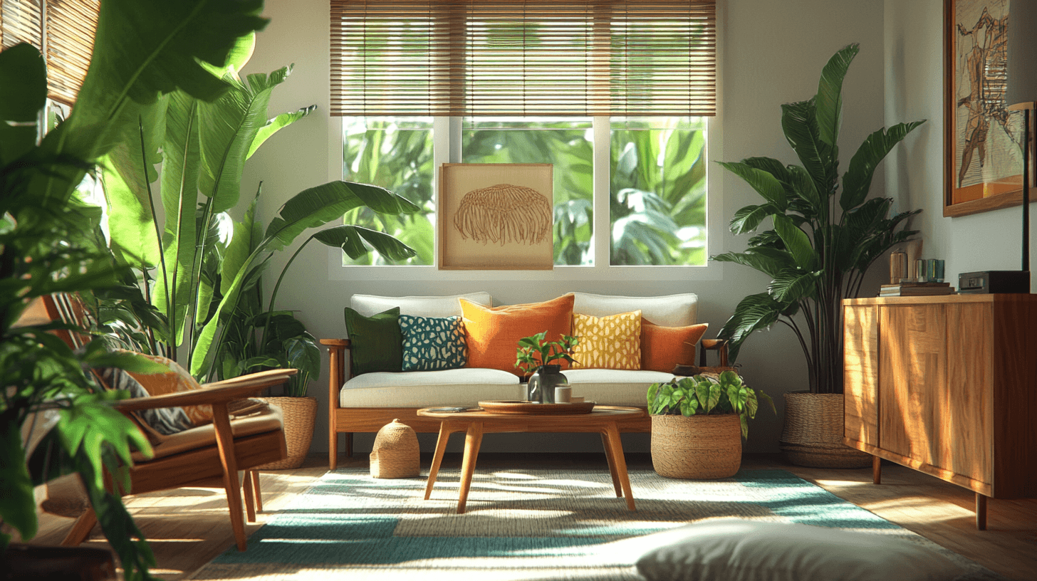 Moderno Tropical: Acentos tropicales en diseño moderno