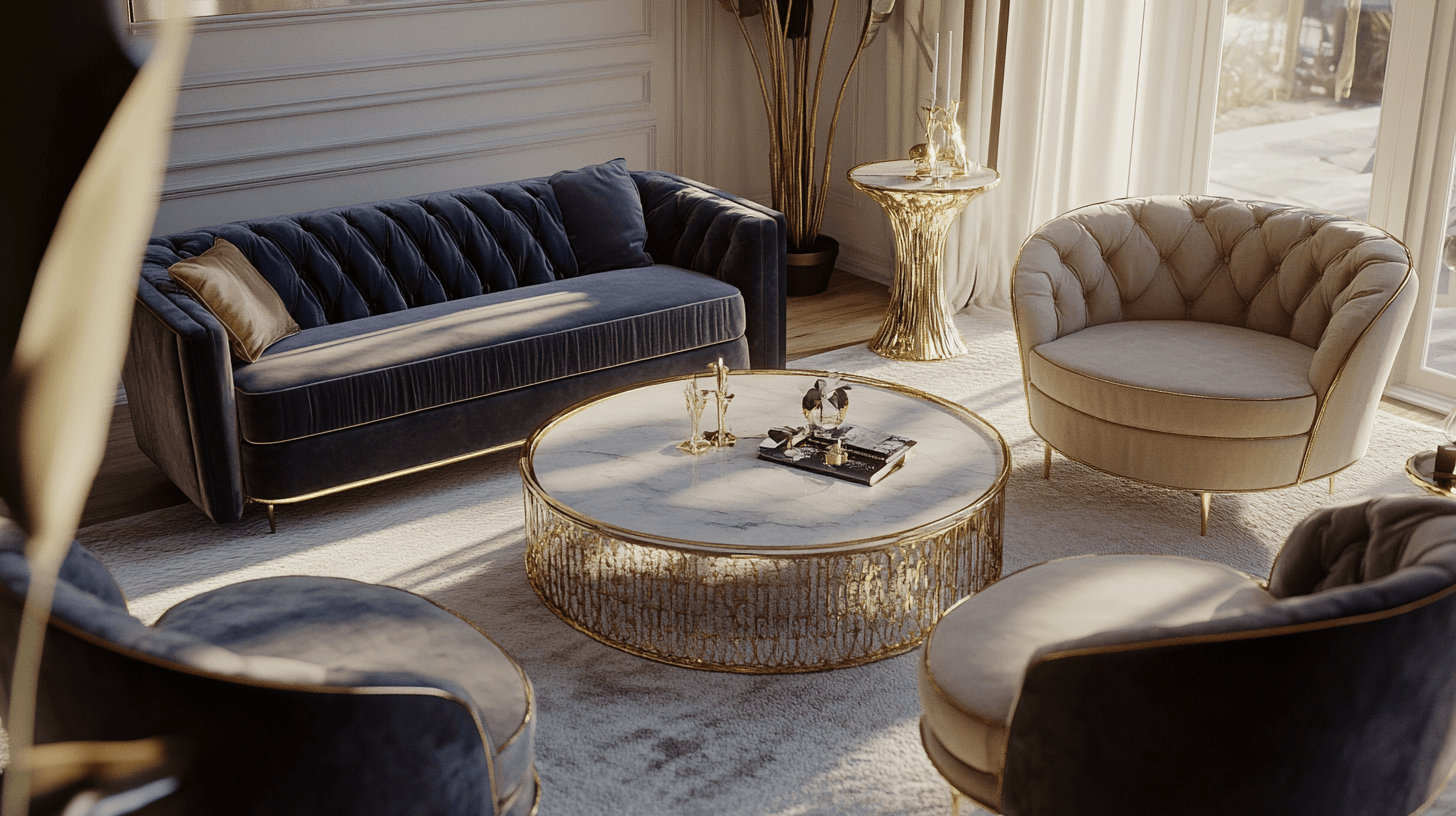 Muebles glamorosos para tu hogar