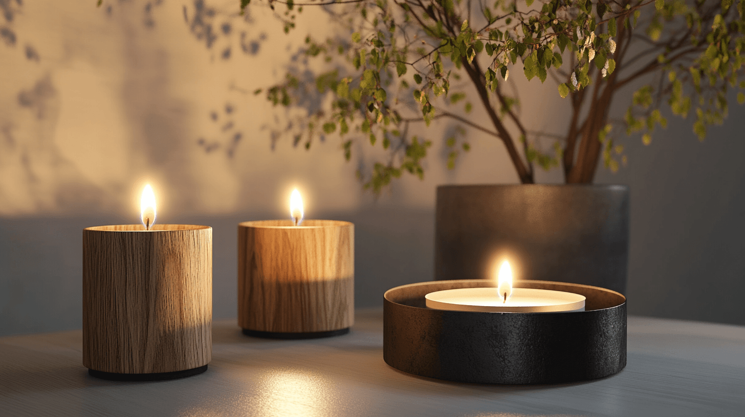 Candelabros minimalistas: Menos es más