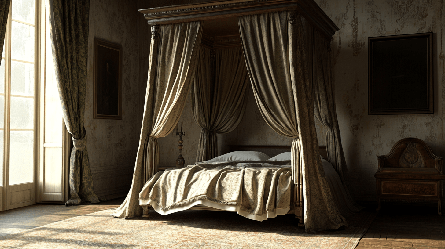 La historia de la cama con dosel: Desde la antigüedad hasta la modernidad