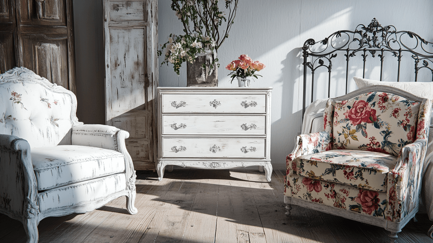 Muebles de estilo romántico: Vintage se encuentra con elegancia