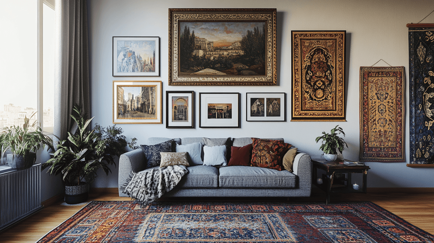 Decoración de paredes con estilo: Desde cuadros hasta tapices