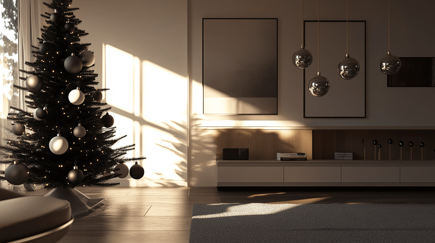 Decoración navideña moderna: el minimalismo se encuentra con la elegancia