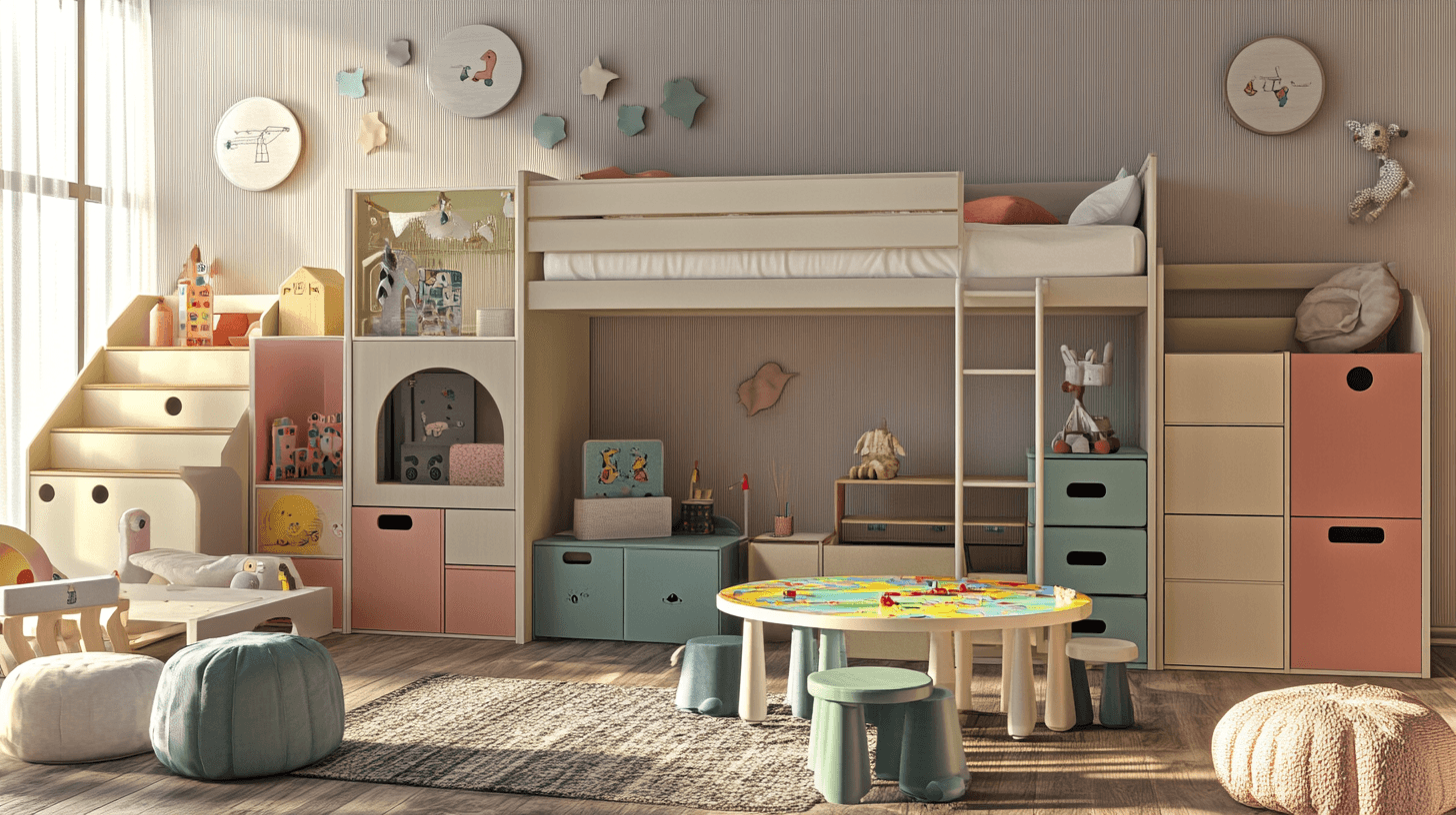 Muebles para una habitación infantil creativa
