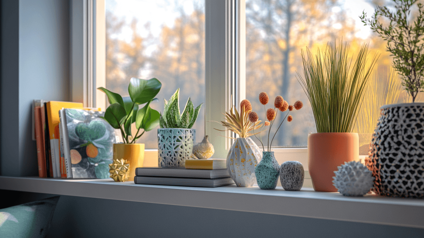 Decoración para alféizares: Aprovechar pequeñas superficies con estilo