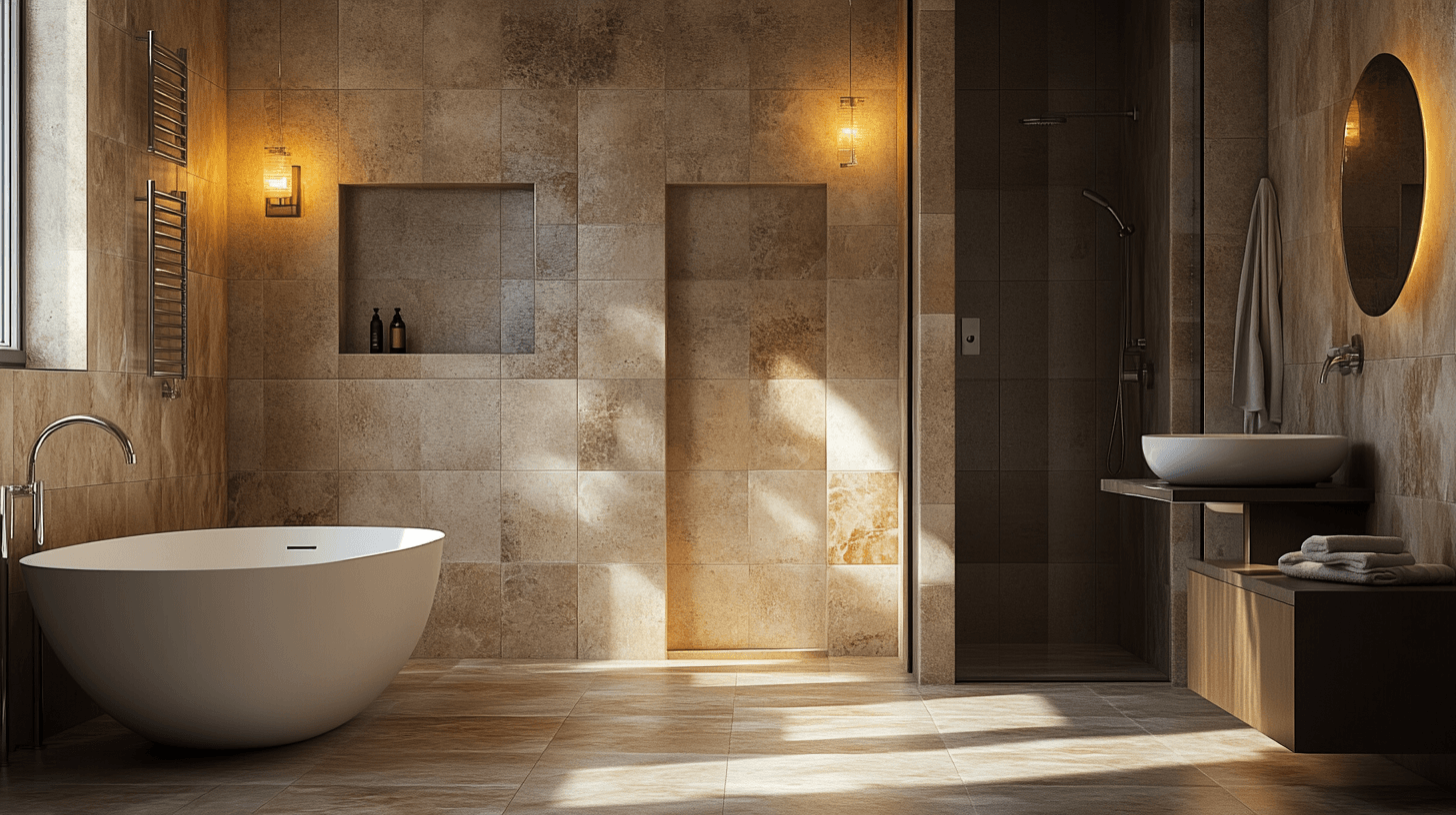 Piedra natural en el baño: la elegancia se encuentra con la durabilidad
