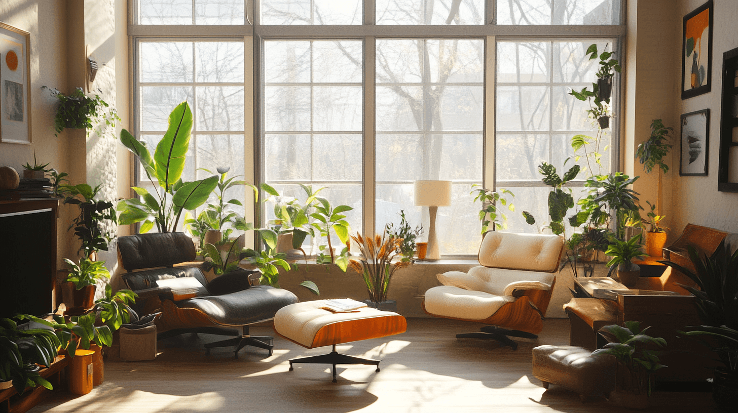 Sala de estar con estilo Urban Jungle: Naturaleza pura en tu propio hogar