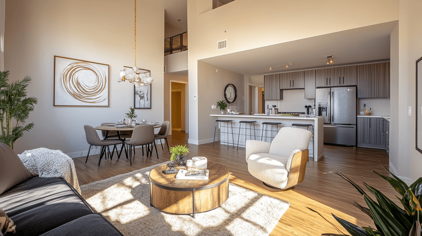 Distribución del espacio en el salón tipo loft: Mantener la apertura