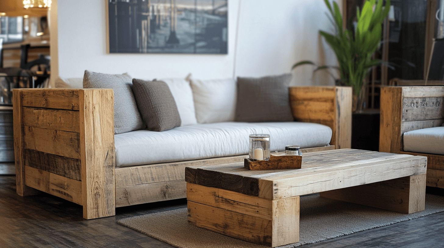 Las ventajas de la madera reciclada como material sostenible para muebles